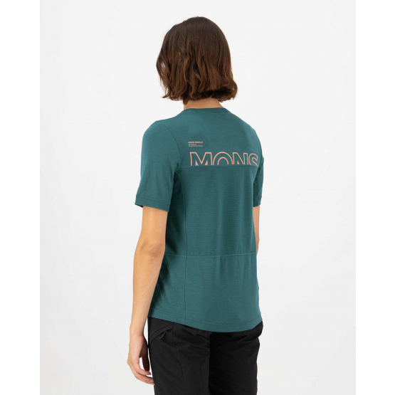 Mons Royal Women Tarn Merino Shift Tee abyss