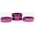 Burgtec Stem Spacer Kit 5mm Spacer x2 10mm Spacer 20mm Spacer purple rain