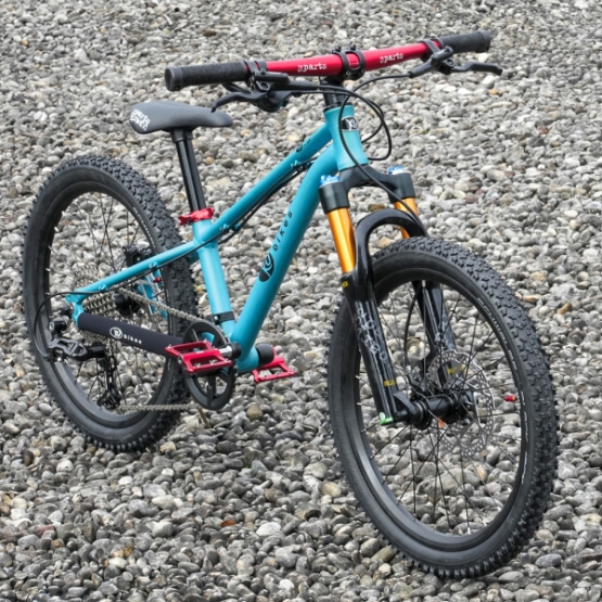 KUbikes 20S MTB Disc türkis laser red