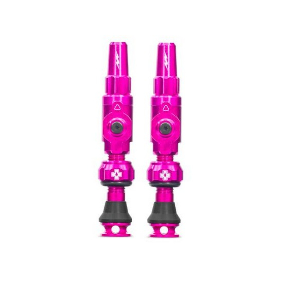 Muc Off Tubeless Valves Big Bore Lite 45mm pink