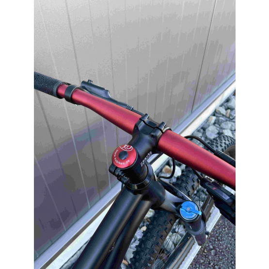 KUbikes 24S MTB Disc schwarz laser red