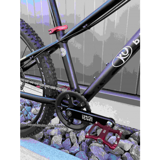 KUbikes 24S MTB Disc schwarz laser red