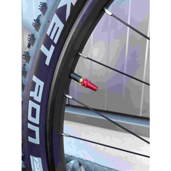KUbikes 24S MTB Disc schwarz laser red