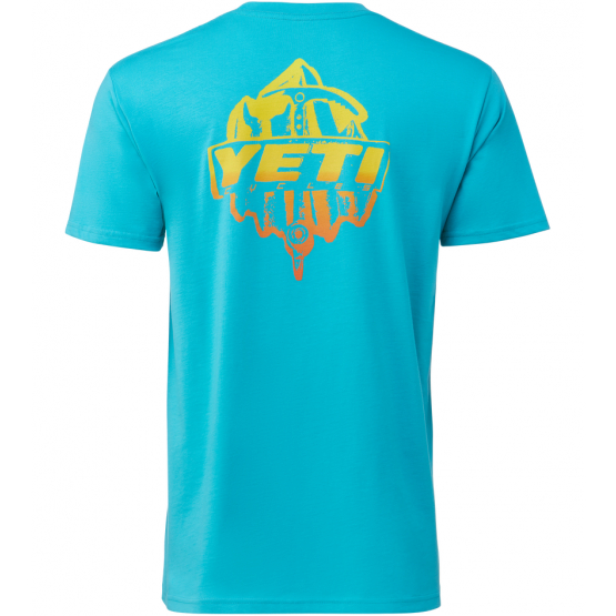 Yeti Header Tee turquoise