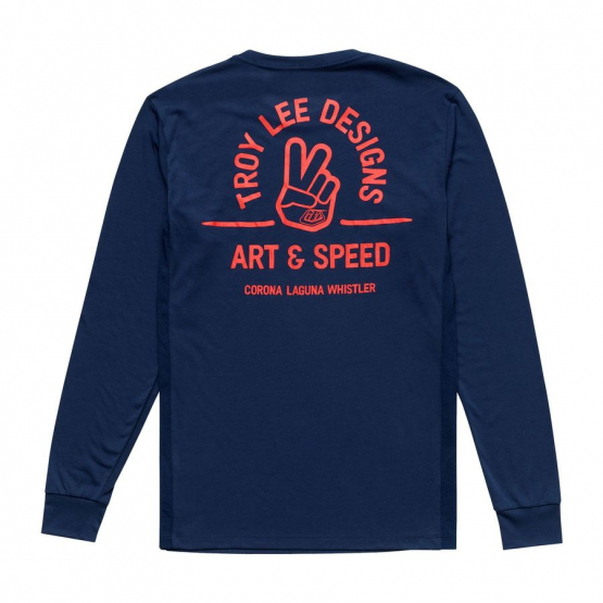 Troy Lee Designs Skyline LS Ride Tee Locals midnight
