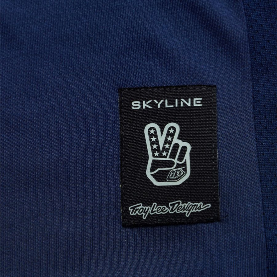 Troy Lee Designs Skyline LS Ride Tee Locals midnight