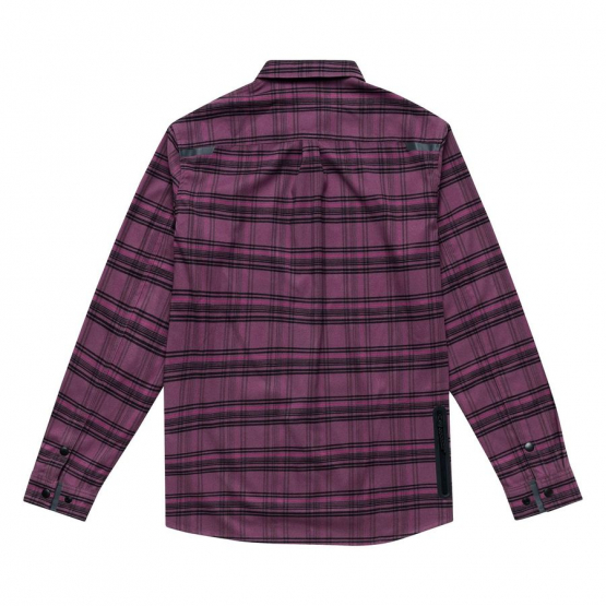 Troy Lee Designs Grind Flannel YD Plaid deep purple