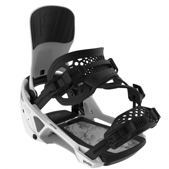 Bent x Metal Lightning Supermatic Snowboardbindung white