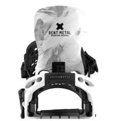 Bent x Metal Lightning Supermatic Snowboardbindung white