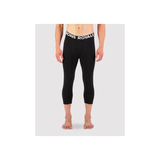 Mons Royal Cascade Merino Base Layer 3/4 Legging black