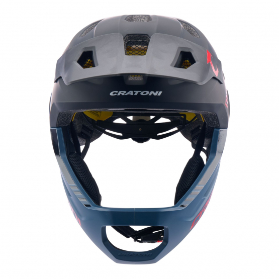 Cratoni MadCat MIPS Junior Helm gunmetal-red matt S-M 49-56cm