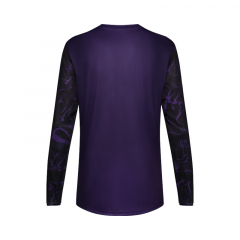 Fox Ranger LS Jersey Image Print plum